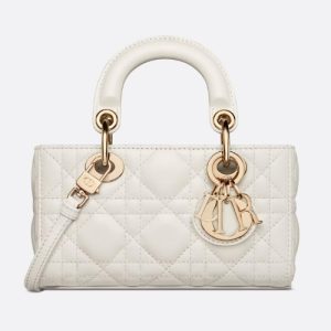 Dior Lady D-Joy Micro Bag White